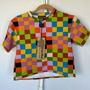 Nooworks Carnival Cropped Tee - Size XS